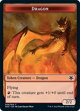 (英)ドラゴントークン / Dragon Token No.008 - エルフ・戦士トークン / Elf Warrior Token【GN3-TOKEN】 No.009