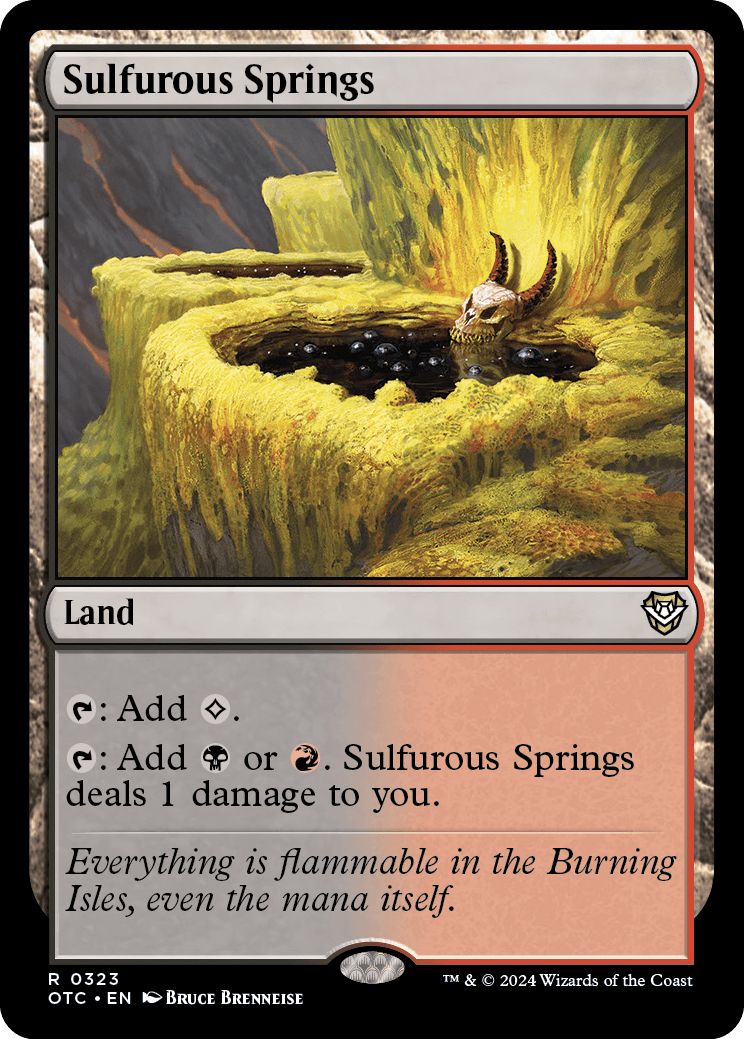 (英)硫黄泉 / Sulfurous Springs【OTC】 No.323