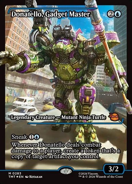 (英)【Foil】ガジェットマスター、ドナテロ / Donatello, Gadget Master ★ショーケース枠★(ジャパン・ショーケース) 【TMT】 No.283