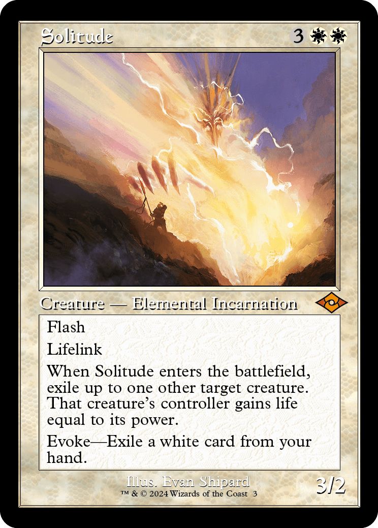 孤独/Solitude 旧枠　英語　3枚セット(バラ売り可) 英)孤独 / Solitude ☆旧枠☆ 【H2R】 No.003 | MtG通販サイト