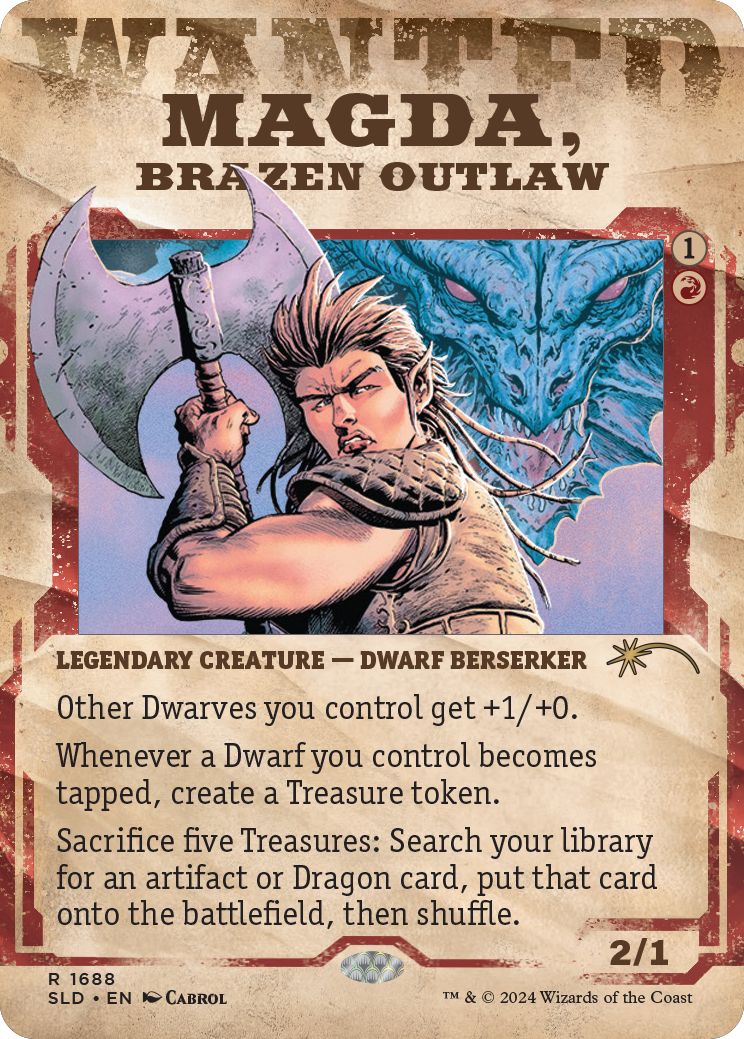 (英)厚顔の無法者、マグダ / Magda, Brazen Outlaw【SLD】 Showcase: Outlaws of Thunder Junction No.1688