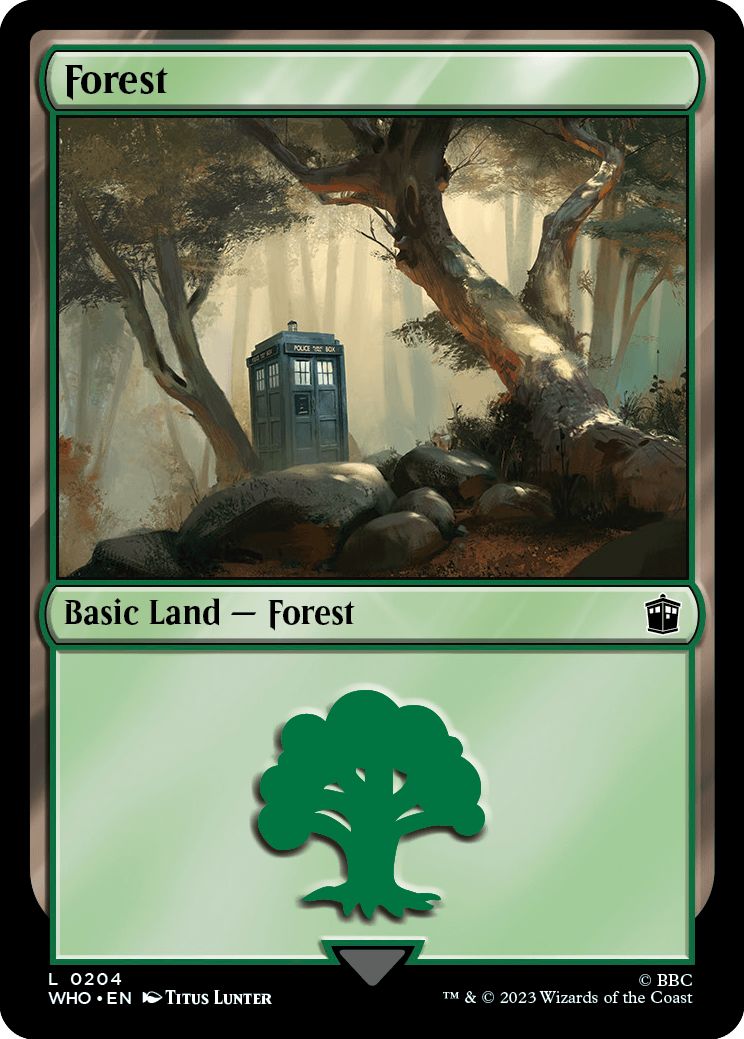 (英)【Foil】森 / Forest【WHO】 No.0204