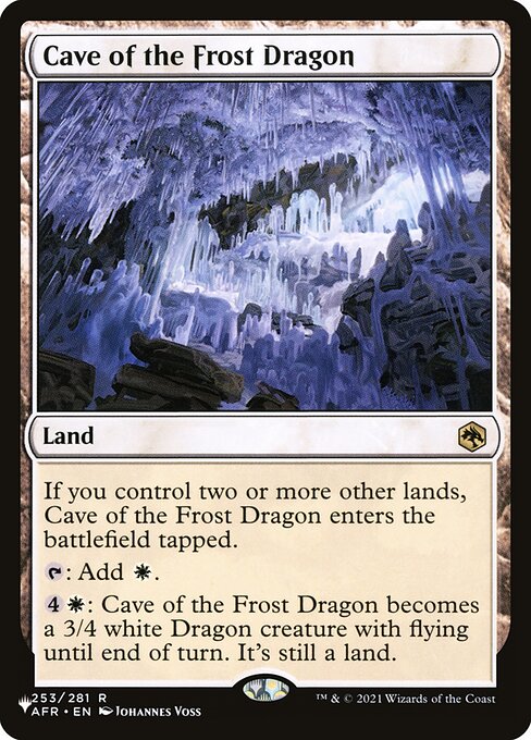 (英)フロスト・ドラゴンの洞窟 / Cave of the Frost Dragon【LST】 No.1343