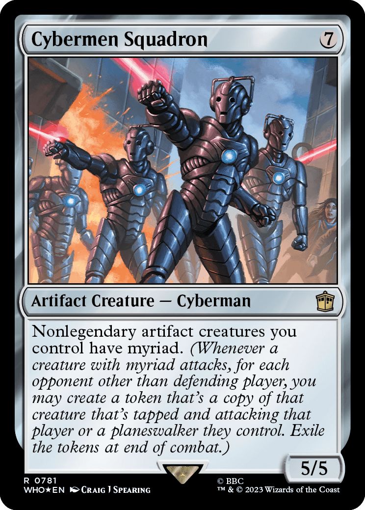 (英)【Surge-Foil】サイバーマン軍団 / Cybermen Squadron【WHO】 No.0781