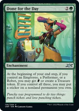 (英)【Foil】Done for the Day【UNF】 No.136
