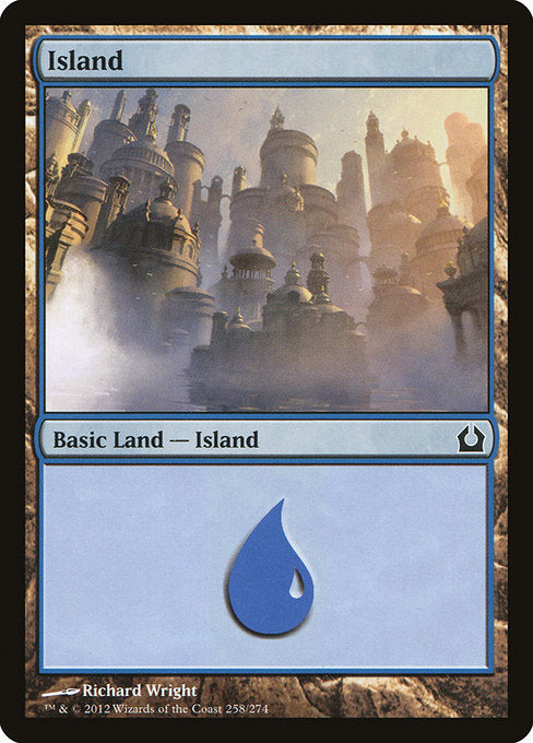 (英)【Foil】島 / Island【RTR】 No.258