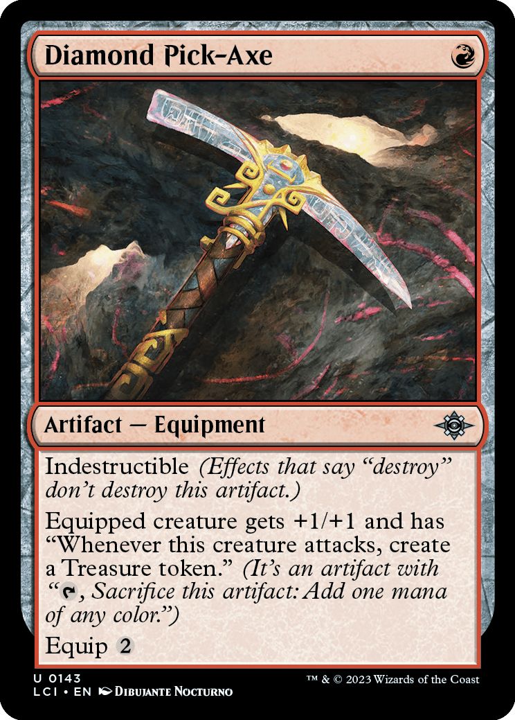 (英)【Foil】ダイヤのツルハシ / Diamond Pick-Axe【LCI】 No.143