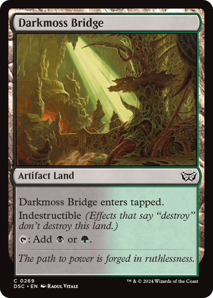 (英)暗闇苔の橋 / Darkmoss Bridge【DSC】 No.269