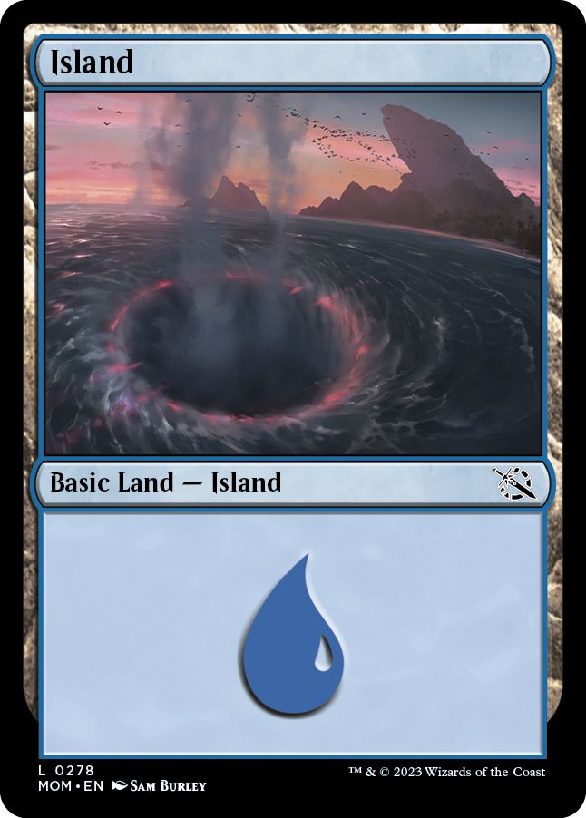 (英)【Foil】島 / Island【MOM】 No.278
