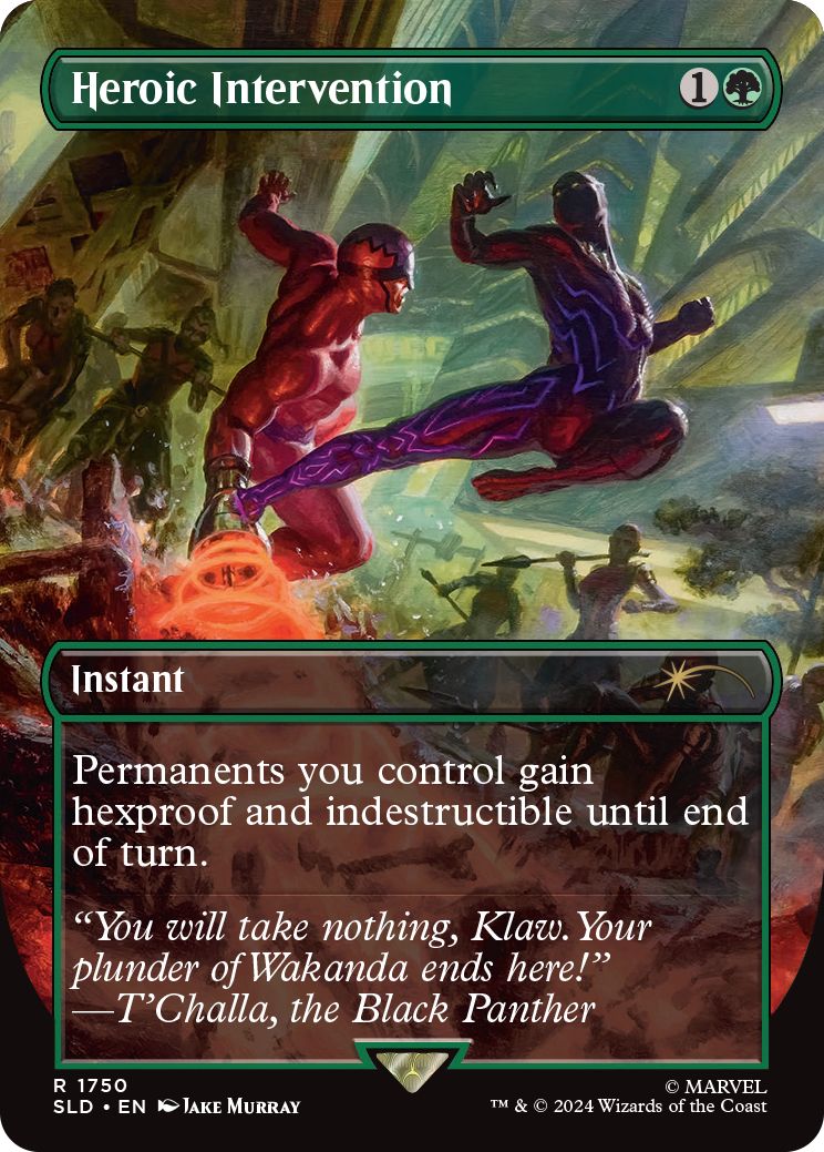 (英)【Foil】英雄的介入 / Heroic Intervention【SLD】Secret Lair x Marvel's Black Panther No.1750
