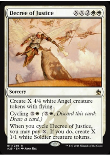 (英)【Foil】正義の命令 / Decree of Justice【A25】 No.011