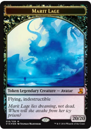 (英)【Foil】マリット・レイジトークン / Marit Lage Token【FTVLORE】 No.016