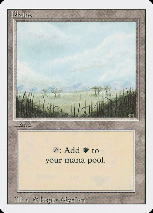 (英)平地 / Plains【3ED】 (Little Trees) No.293