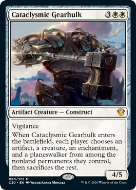 (英)激変の機械巨人 / Cataclysmic Gearhulk【C20】 No.080