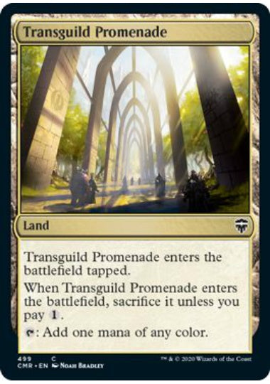 (英)ギルド渡りの遊歩道 / Transguild Promenade【CMR】 統率者デッキ収録 No.499