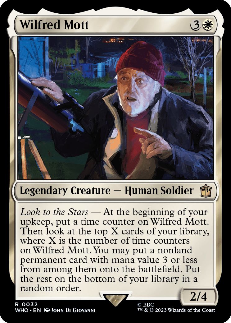 (英)【Foil】ウィルフレッド・モット / Wilfred Mott【WHO】 No.0032