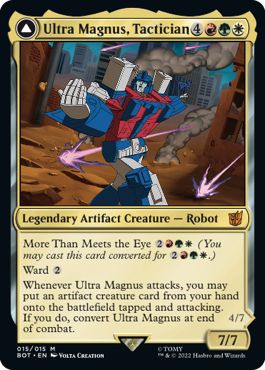 (英)【Foil】戦術家、ウルトラマグナス / Ultra Magnus, Tactician - 装甲運搬車、ウルトラマグナス / Ultra Magnus, Armored Carrier【BOT】 No.015