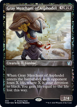 (英)【Foil】アスフォデルの灰色商人 / Gray Merchant of Asphodel【THB】プロモパックプロモ No.355