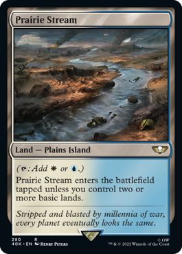 (英)大草原の川 / Prairie Stream【40K】 No.290