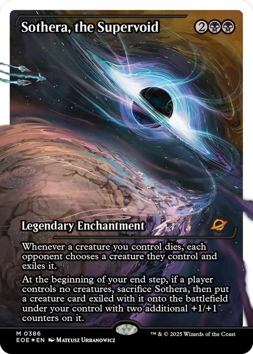 (英)【フラクチャーFoil】スーパーヴォイド、ソセラ / Sothera, the Supervoid ★ショーケース枠★(ジャパン・ショーケース)【EOE】 No.386