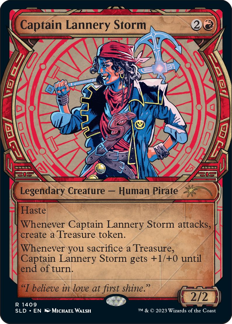 (英)風雲船長ラネリー / Captain Lannery Storm【SLD】 Showcase: The Lost Caverns of Ixalan No.1409