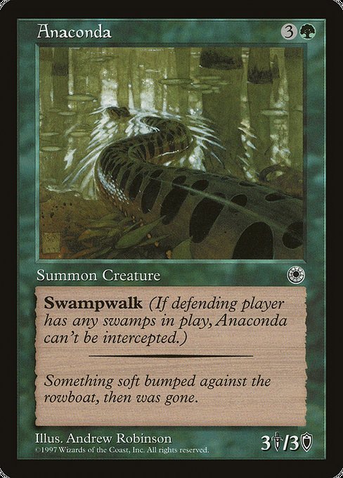 (英)アナコンダ / Anaconda【POR】 (Flavor Text) No.158