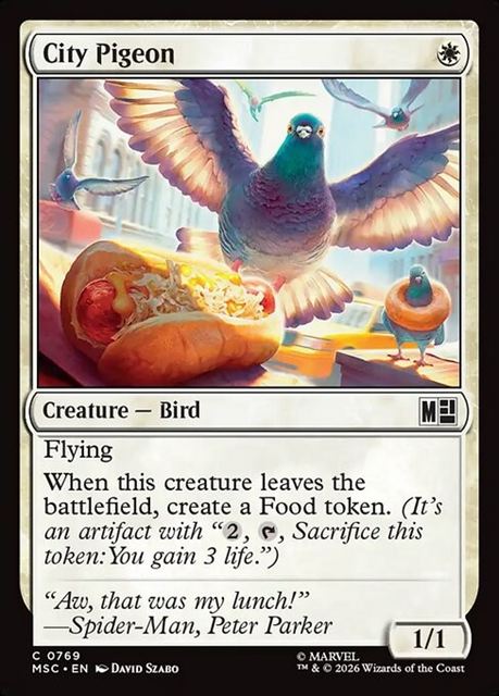 (英)【Foil】街の鳩 / City Pigeon【MSC】 No.769