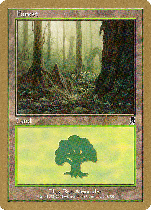 (英)森 / Forest【WC02】 World Championship Decks 2002 Raphael Levy 金枠 No.133
