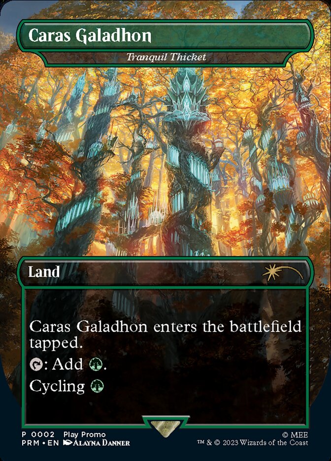 (英)Caras Galadhon [平穏な茂み / Tranquil Thicket] 【PRM】 コマンドフェストプロモ No.109