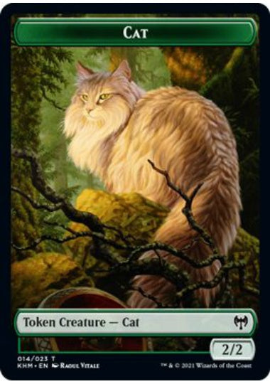 (英)猫トークン / Cat Token【KHM-TOKEN】 No.014