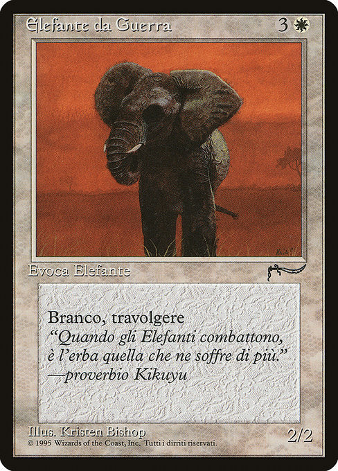 (イタリア語)Elefante da Guerra / War Elephant【REN】 No.004