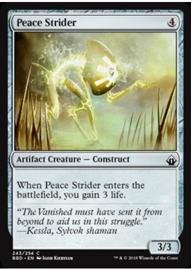 (英)【Foil】平和の徘徊者 / Peace Strider【BBD】 No.243