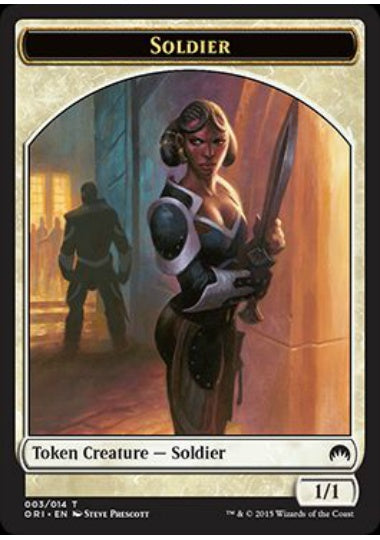 (英)兵士トークン / Soldier Token【ORI-TOKEN】 No.003