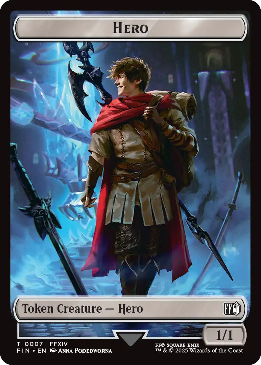 (英)【Foil】英雄トークン / Hero Token No.007 - 宝物トークン / Treasure Token【FIN-TOKEN】 No.023
