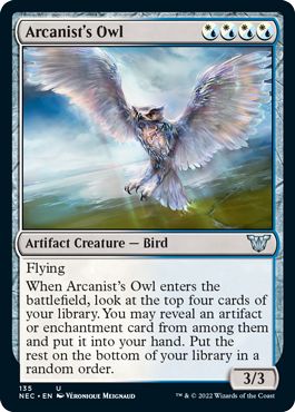 (英)秘儀術師のフクロウ / Arcanist's Owl【NEC】 No.135