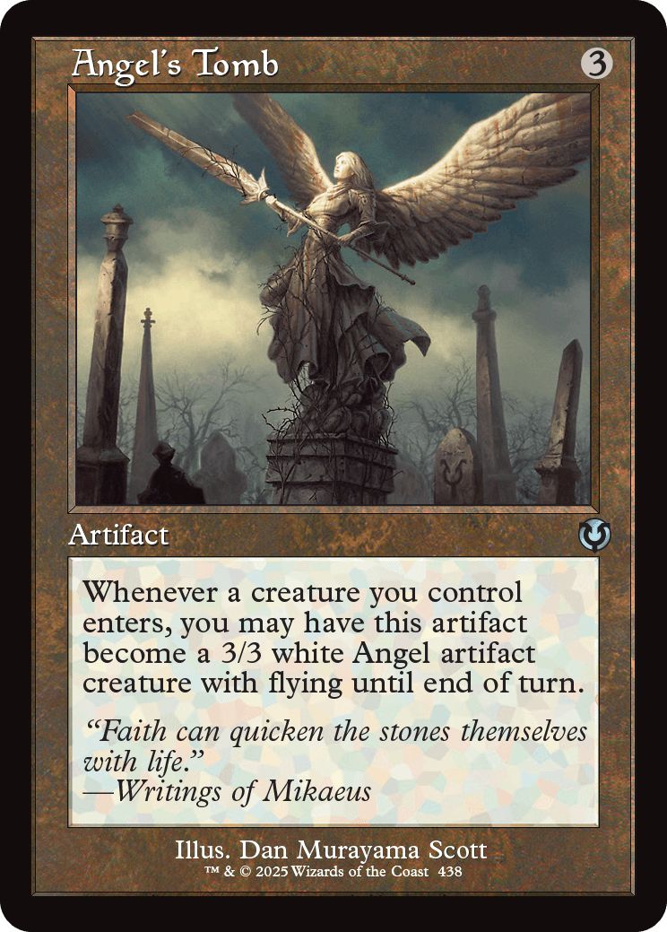 (英)天使の墳墓 / Angel's Tomb ★ショーケース枠★(旧枠加工カード) 【INR】 No.438