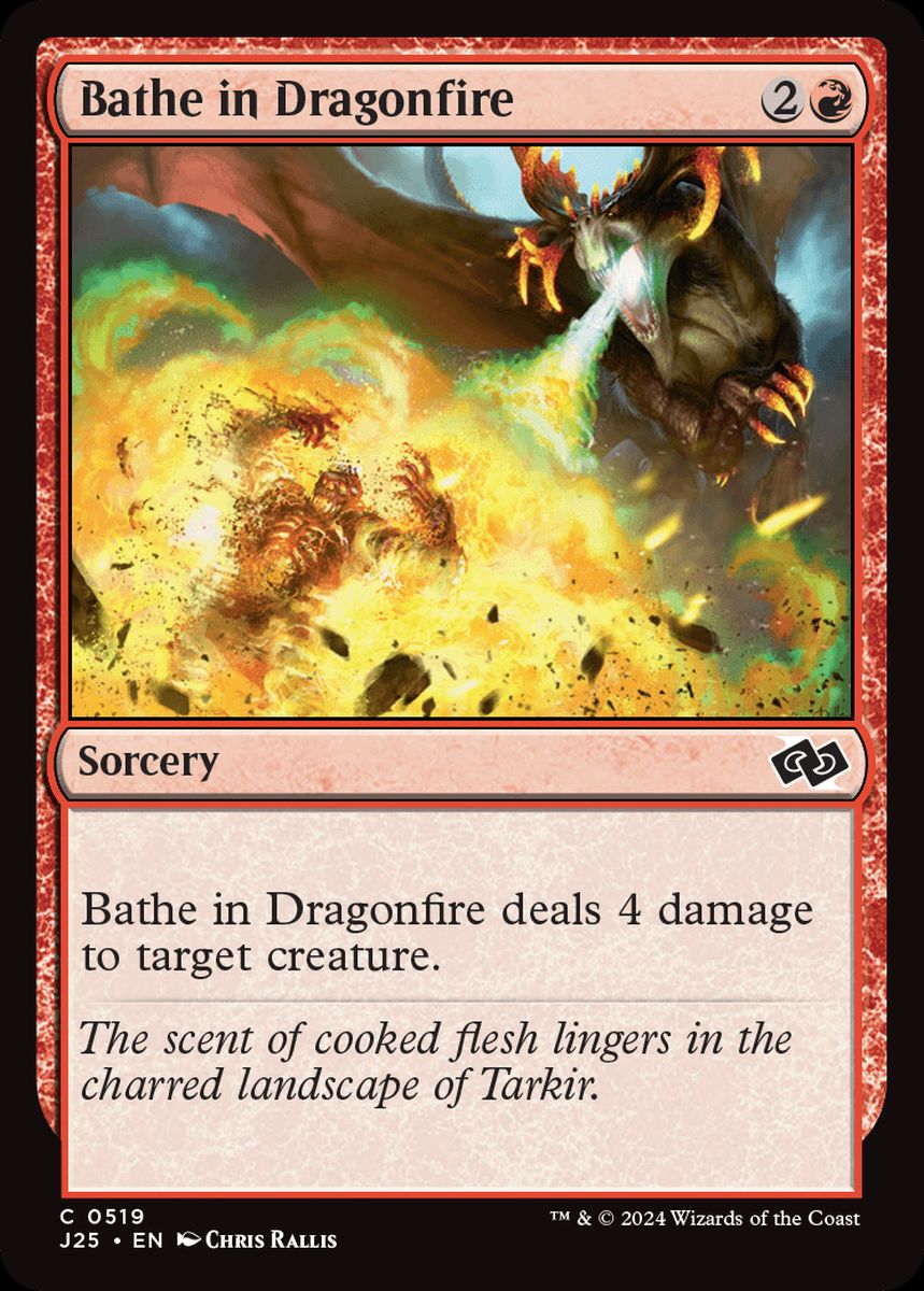 (英)龍火浴びせ / Bathe in Dragonfire【J25】 No.519