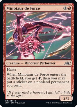 (英)【Foil】Minotaur de Force【UNF】 No.114