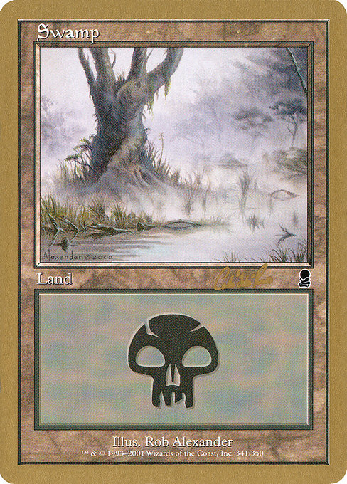 (英)沼 / Swamp【WC02】 World Championship Decks 2002 Carlos Romao 金枠 No.117