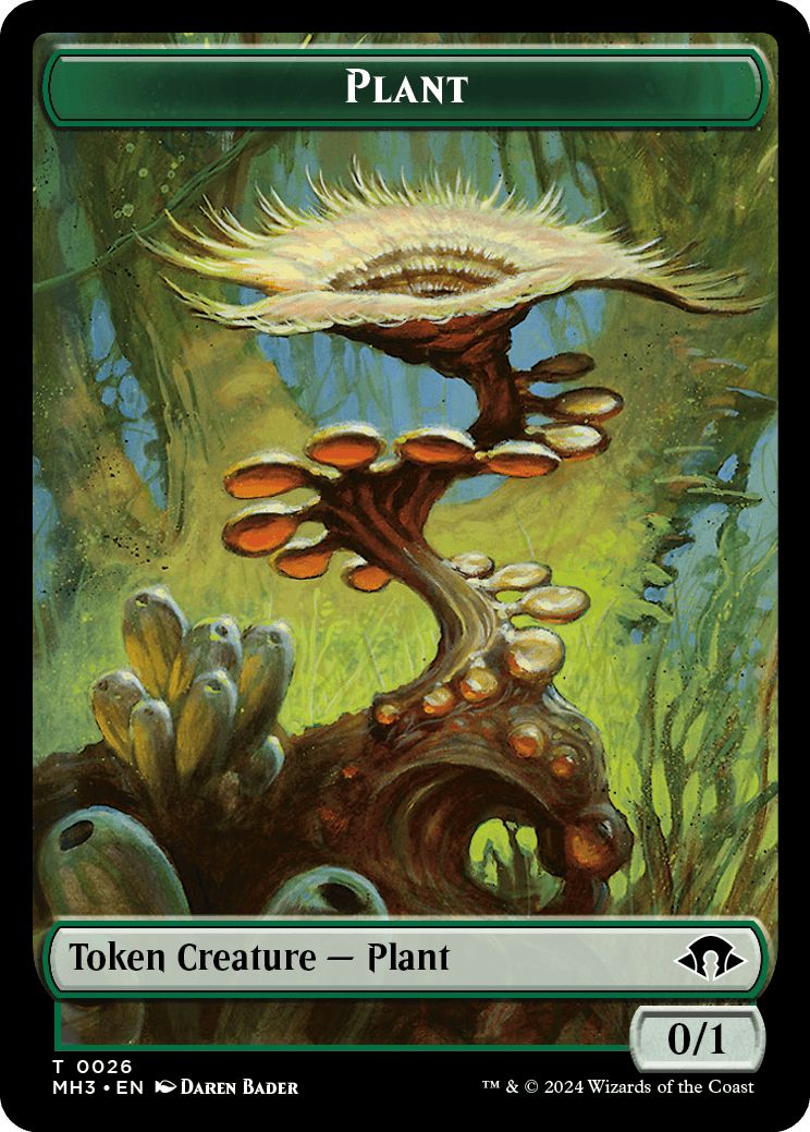 (英)植物トークン / Plant Token【MH3-TOKEN】 No.026
