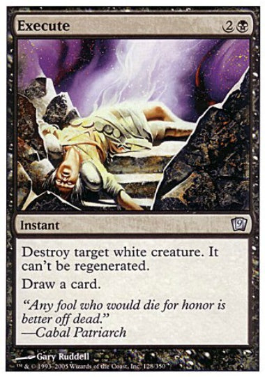 (英)【Foil】処刑 / Execute【9ED】 No.128
