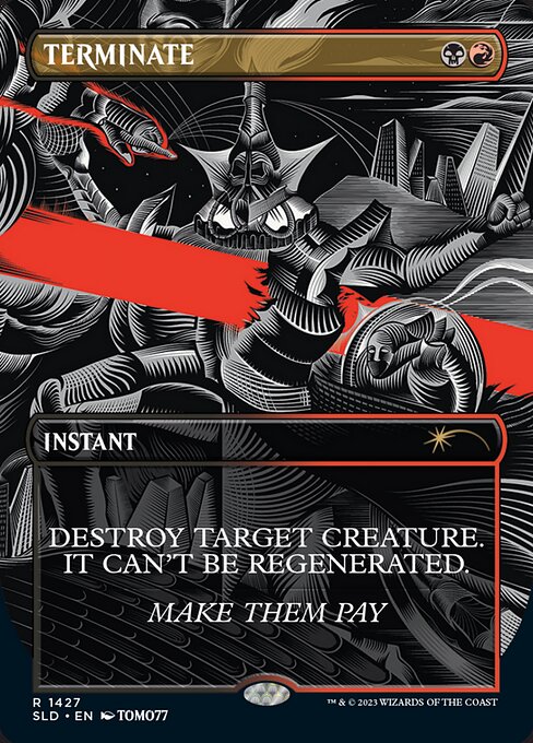 (英)【Foil】終止 / Terminate【SLD】Absolute Annihilation No.1427
