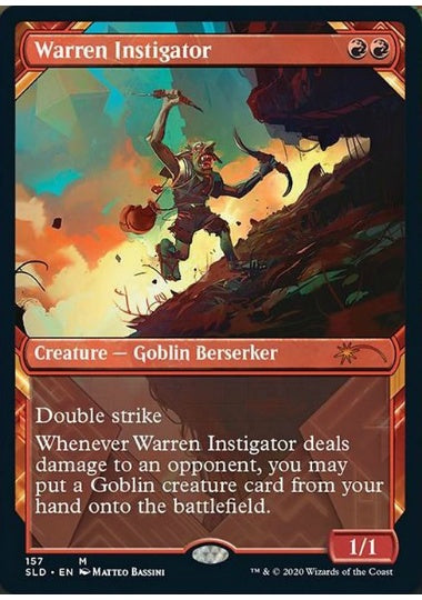 (英)巣穴の煽動者 / Warren Instigator【SLD】 Showcase: Zendikar Revisited No.157
