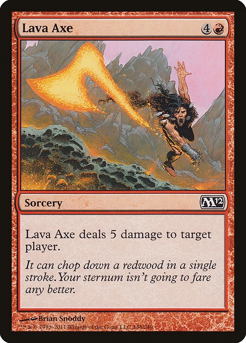 (英)溶岩の斧 / Lava Axe【M12】 No.148
