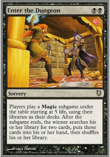 (英)【Foil】Enter the Dungeon 【UNH】 No.053