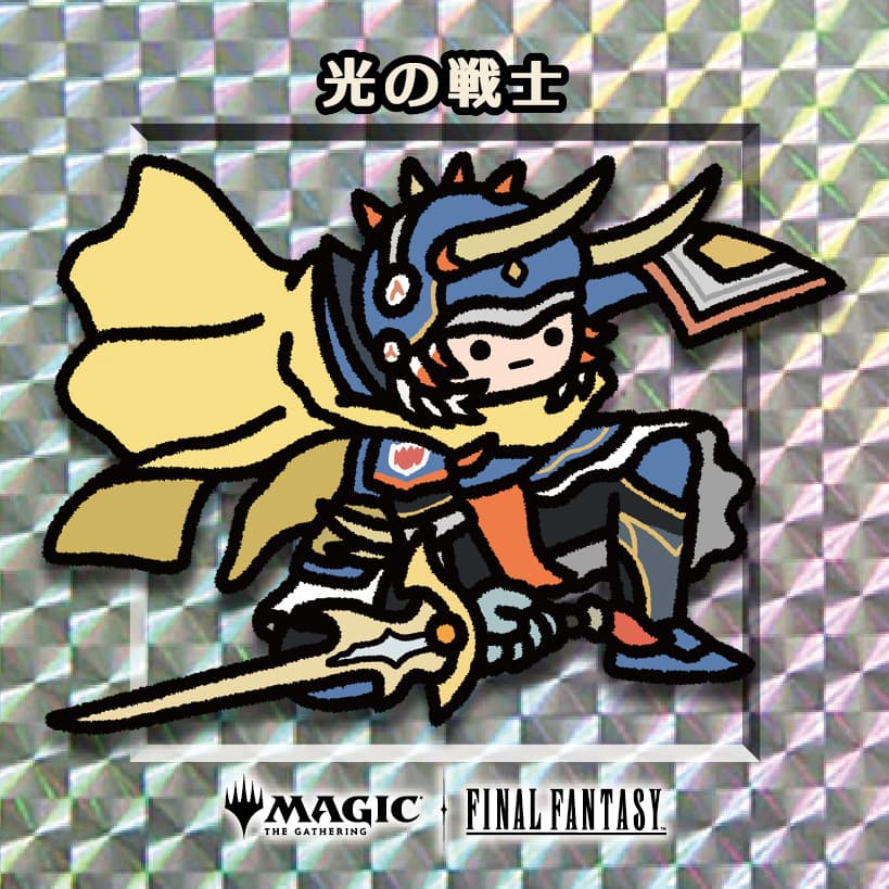 ちびキャラシール 光の戦士(シルバー)
