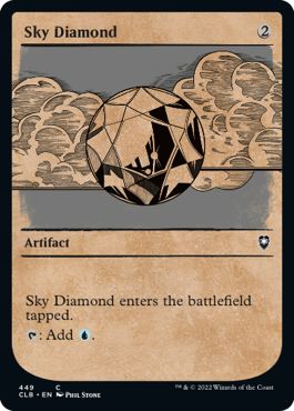 (英)【Foil】空色のダイアモンド / Sky Diamond ★ショーケース枠★(ルールブック・カード) 【CLB】 No.449