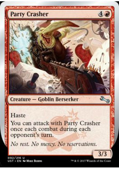 (英)【Foil】Party Crasher 【UST】 No.092