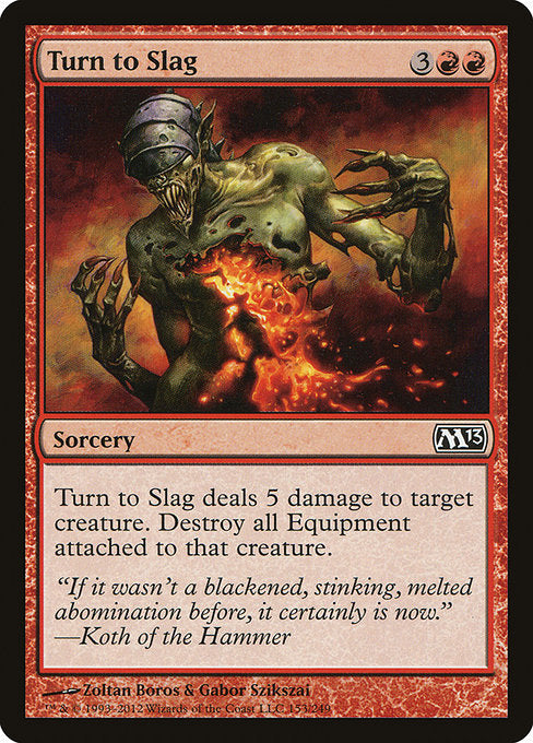 (英)金屑化 / Turn to Slag【M13】 No.153