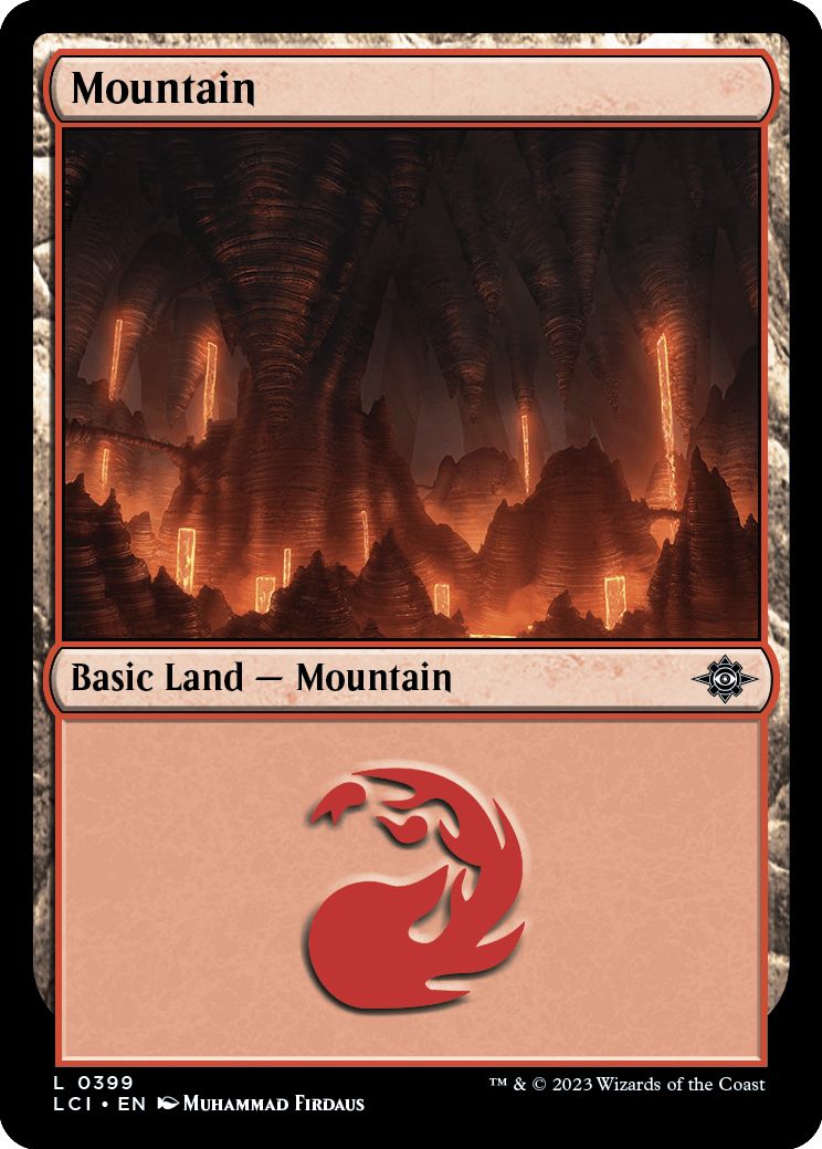 (英)【Foil】山 / Mountain【LCI】 No.399